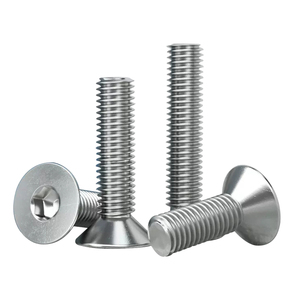 <strong>M1</strong>.6 M2 M2.5 M3 M4 M5 M6 M8 M10 M12 Stainless Steel DNI799 Flat Head Bolt Hex Socket Head <strong>Screws</strong> - Product Image 5