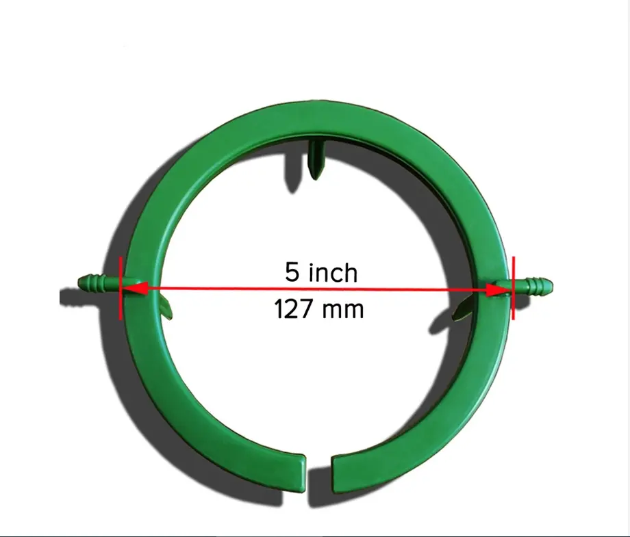 5 pollici idroponico anello di irrigazione a goccia automatico ABS plastica e gomma sistema di irrigazione Dripper modello per la pianta di irrigazione