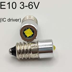 P13.5S P13 5S E10 3W 3V 4.5V 6V 18V LED lamba ampulü el feneri yedek ampul meşale acil ampuller çalışma CD hücreleri - Product Image 6