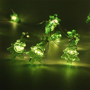 Santa Claus árbol de Navidad ciervo muñeco de nieve cadena luz Navidad vacaciones pantalla impermeable Led Hada cadena decorativa para habitación interior - Product Image 1