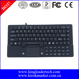 Super Tiny IP68 Waterproof Washable Cleanable Disinfectable Industrial Medical Silicone <strong>Keyboard</strong> With Touchpad and <strong>Function</strong> Keys