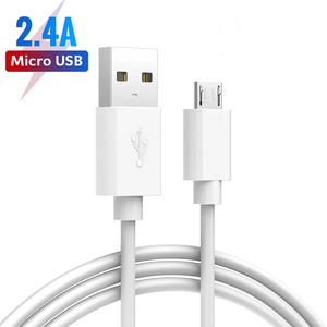 2.4A微型USB数据充电同步微型USB 2.0 a型公USB电缆1m 3英尺2m 6英尺手机安卓充电器 - Product Image 3
