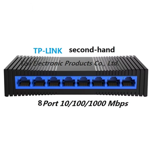 Tp-link di seconda mano interruttore a 8 porte 10/100/1000Mbps a basso costo splitter di rete RG45 ufficio fabbrica utilizza interruttore di rete