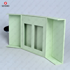 Benutzer definierte Designer-Geschenk verpackung Doppeltür-Twist-Öffnungs papier Magnetische Geschenk verpackung Passen Sie Ihre eigenen Boxen an - Product Image 3