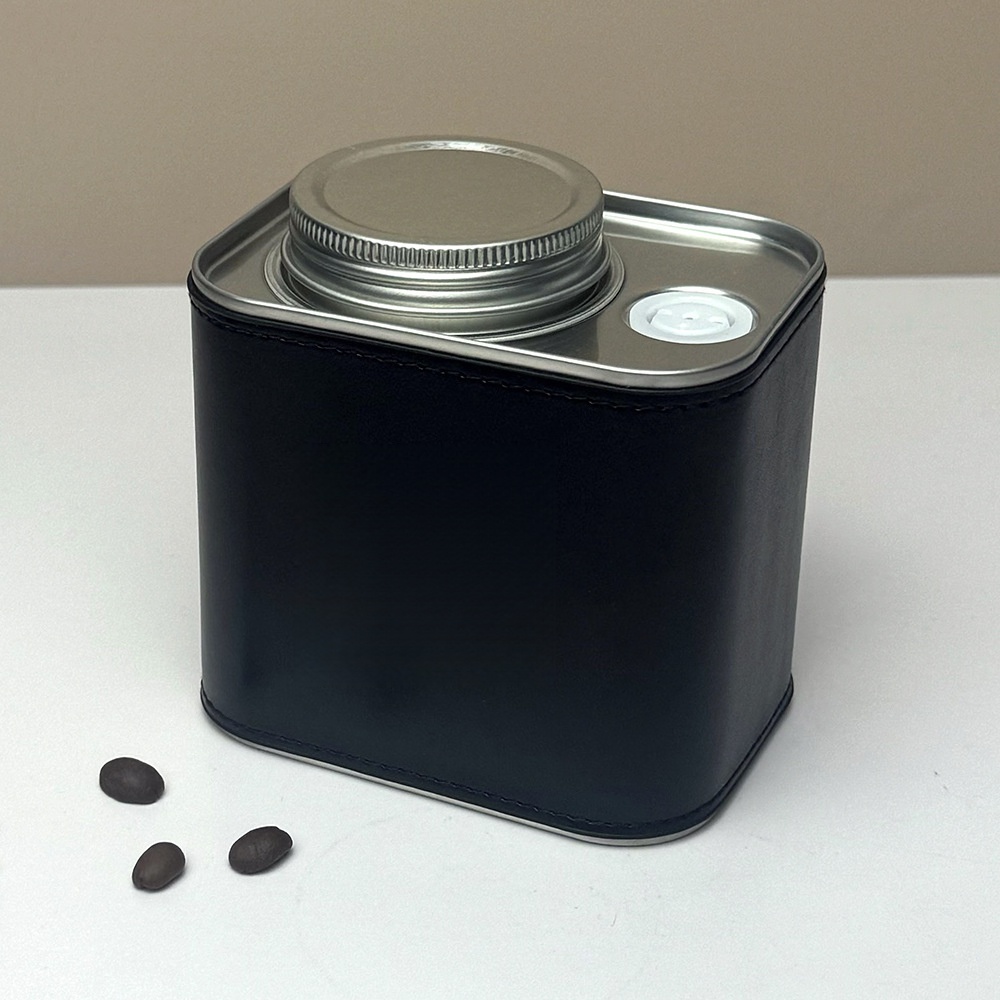 Black leather+hot stamping LOGO150G