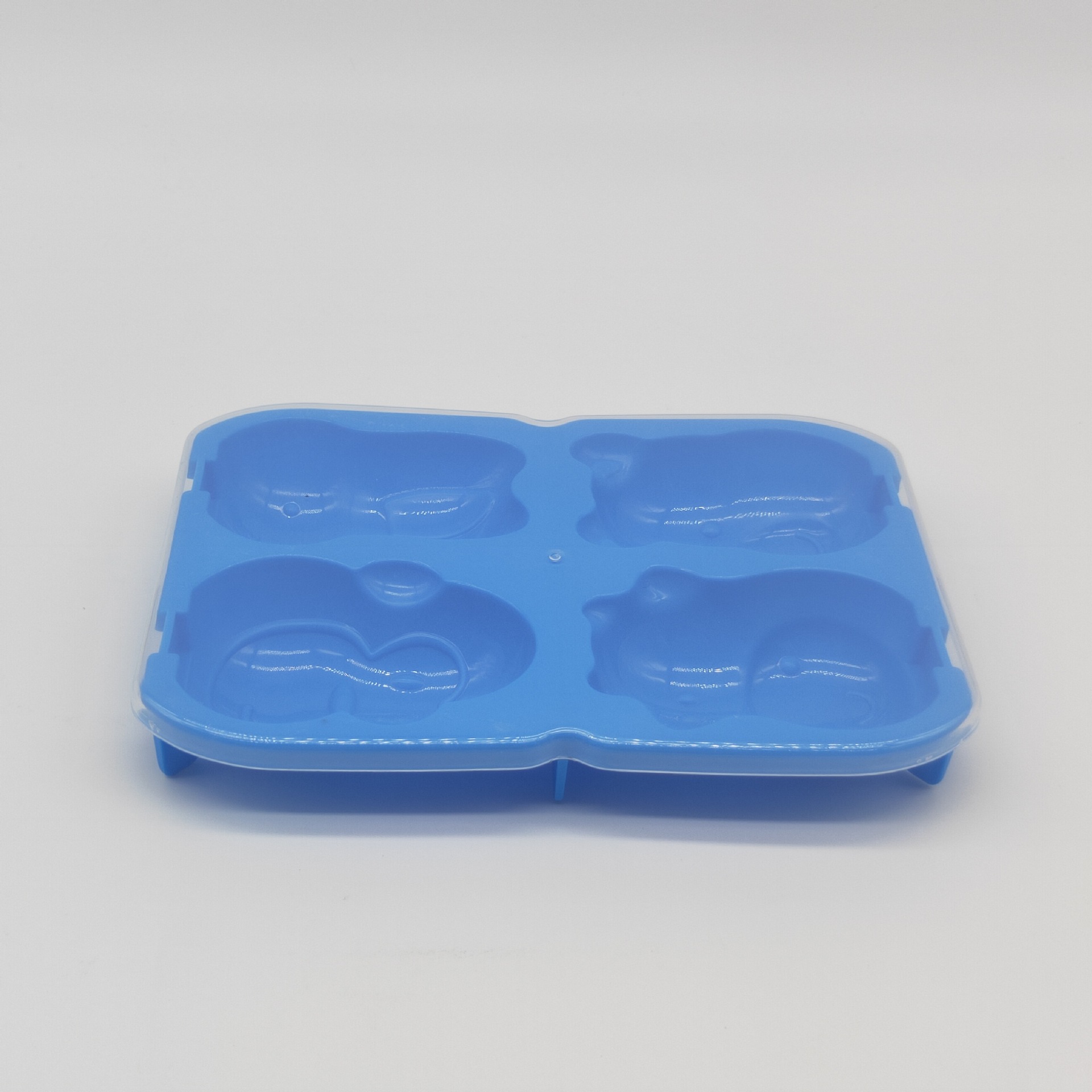 caja de paletas azul