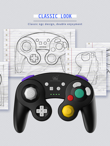 ワイヤレスゲームパッドNintendスイッチコントローラPC用PS 3コンソール用ジョイスティックジョイパッドBT - Product Image 6