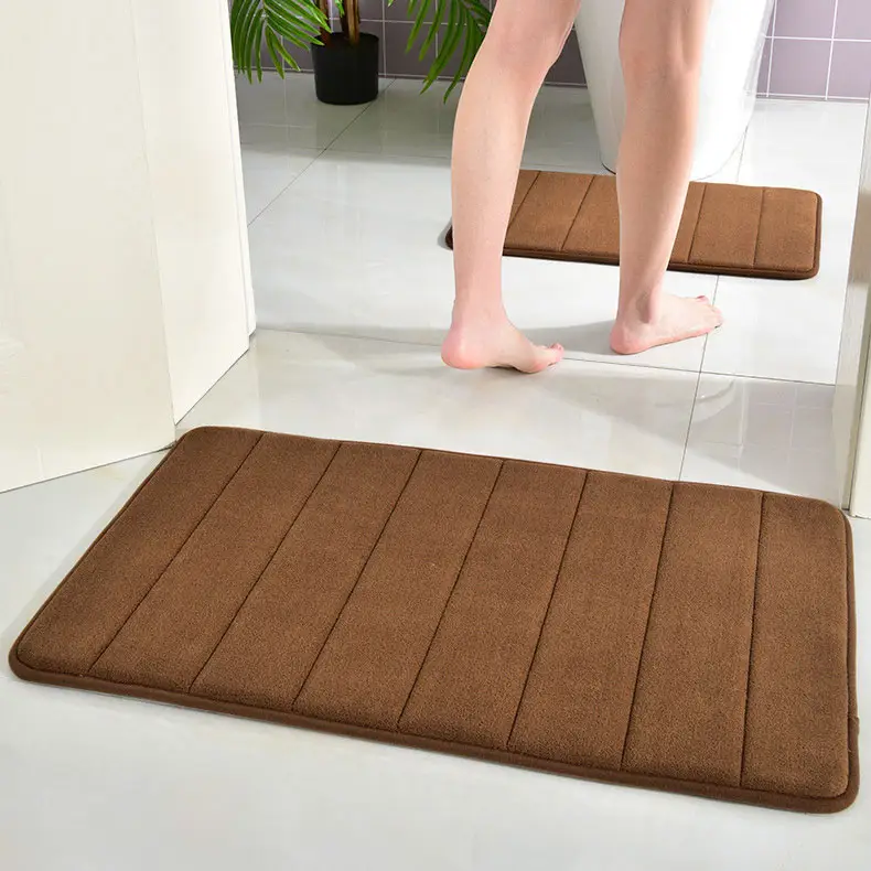 2022 Neue Flanell gewebe Memory Foam Teppiche Weiche, wasch bare, rutsch feste Fußmatten für den Innenbereich