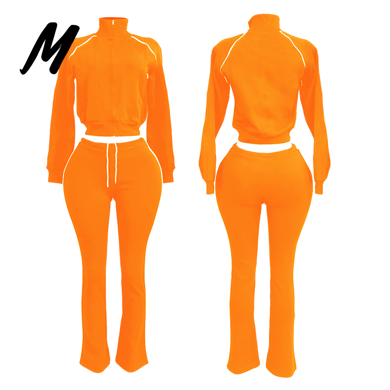 Ensemble pantalon orange