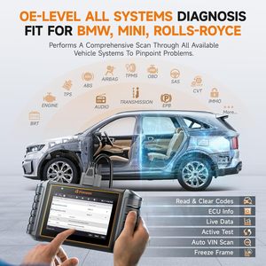 Escáner 2025 FOXWELL NT710 OBD2, sistema completo, lector de código VIN de diagnóstico bidireccional, servicios de reinicio automático, herramienta de batería automática - Product Image 2