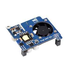 Power Over Ethernet HAT (Tipo D) para Raspberry Pi 3B +/4B, compatible con 802.3af, adaptado para Raspberry Pi Official Case - Product Image 1