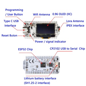 Meshtastic ESP32 LoRa32 V3-Node-Entwicklungsplatine 868MHz-915MHz SX1262 Wifi BLE 0,96 "Display Shell-Antennen kit (Packung mit 2 Sätzen) - Product Image 6