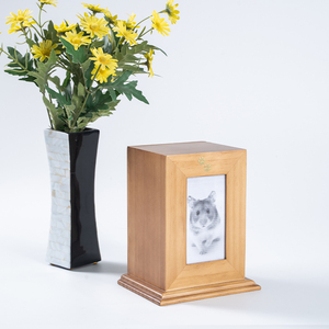 Cá nhân Pet memorial khung handmade gỗ hiển thị hình ảnh với Paw in lưu niệm mãi mãi tôn vinh bạn đồng hành yêu quý của bạn - Product Image 3