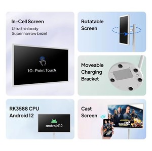 18,5 21,5 "цифровые вывески рекламные плакаты дисплей Android Touch для дома отеля здания офисы магазины такси автомобиль - Product Image 3