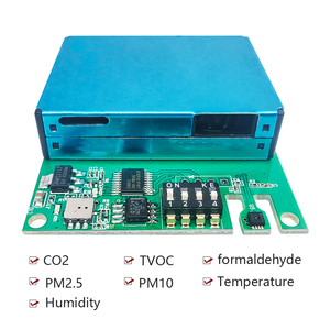 7 IN1大気質センサーモジュールPM2.5PM10 CO2 TVOC CH2O屋内環境モニター用温度および湿度センサー - Product Image 3