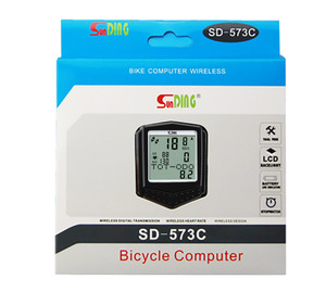 Sunding inalámbrico bicicleta HR monitores bicicleta velocímetro Ciclo del odómetro rastreador ciclismo de ejercicio al aire libre a prueba de lluvia - Product Image 6