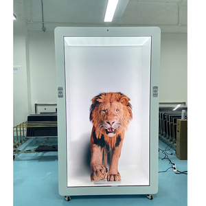 Vitrine interactive transparente 3D de 86 pouces avec écran tactile LCD HD Wifi Projection d'affichage d'hologramme de taille humaine SDK IP65 - Product Image 1