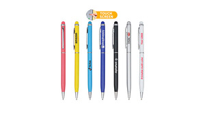 Đa chức năng màn hình cảm ứng Bút bi miễn phí Logo dấu ấn nhựa khuyến mại văn phòng & Trường Sử dụng mực đen mịn bằng văn bản - Product Image 6