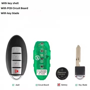 Autel IKEYNS005AL กุญแจอัจฉริยะอเนกประสงค์4ปุ่มสำหรับรถยนต์นิสสันออโต้โดยใช้เครื่องโปรแกรมกุญแจ KM100 IM508S IM608S II - Product Image 3