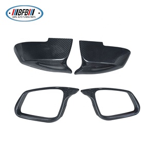4pcs/套M外观碳纤维镜盖，适用于宝马1 2 3 4系列F30 F20 F32 X1 M2后视镜外壳 - Product Image 2