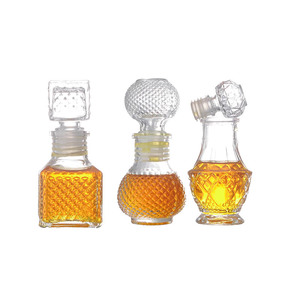 Küçük şarap üzüm cam şişe şarap konteyner 50Ml100Ml deneme alt şişe şeffaf kırmızı şarap şişesi - Product Image 4