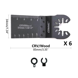 JMD Multitool Blades <strong>Oscillating</strong> 6PC <strong>Oscillating</strong> <strong>Tool</strong> Set for Wood Cutting <strong>Oscillating</strong> <strong>Multi</strong> <strong>Tool</strong> - Product Image 2