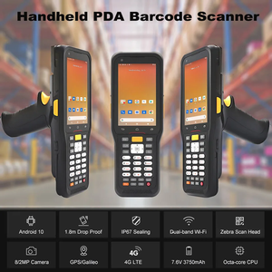 <strong>Android</strong> PDA Long Range <strong>Scanning</strong> 4G IP65 CPU Terminal Logistics Warehousing Barcode <strong>QR</strong> <strong>Code</strong> Reader Smart Data for Palm OS Stock - Product Image 4