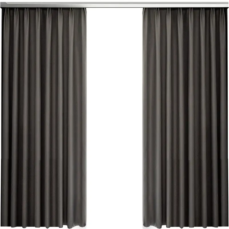 Thermal Insulated Blackout Black Block Out Living Room Curtains, Modern Curtains For The Living Room Blackout