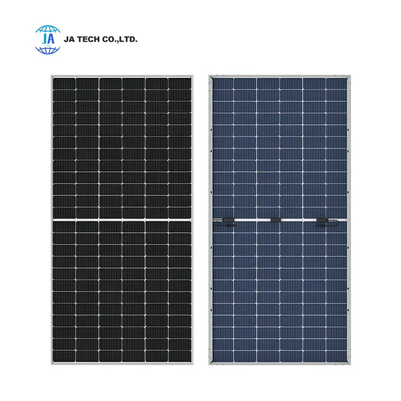 لوحة طاقة شمسية نصف خلية جينكو عالية الطاقة بقدرة 605 وات 610 وات 615 وات 620 وات 625 وات 156 خلية لوحة طاقة شمسية PV في سقف المركب