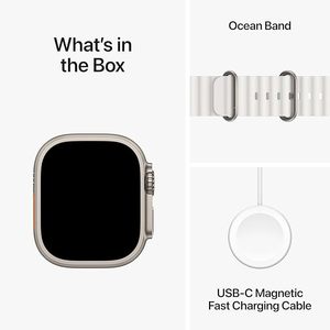 Ultra2ซีรีส์ asis ของแท้นาฬิกาข้อมืออัจฉริยะขนาด49มม. เคสไททาเนียมพร้อมจีพีเอสสำหรับแอปเปิ้ลวอทช์สีขาวสีส้มสีฟ้า