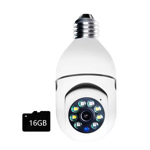 巧妙且经济高效的WiFi智能灯泡摄像头360整个房间的家庭监控 - Product Image 1