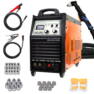 Endüstriyel sınıf çift voltaj LGK 100 plazma kesici dahili kompresör ile 80A kesim/MMA 2 in 1 plazma kesme makinası 220/380V - Product Image 1
