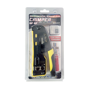 มัลติฟังก์ชั่น 6P 8P สายไฟ Crimper Stripper เครื่องตัดคีมเครือข่าย Cat5e Cat6 Cat7 rj45 ผ่าน EZ rj45 CRIMPING เครื่องมือ - Product Image 3