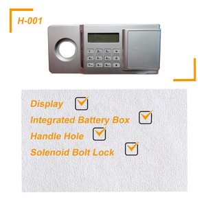 Kompletter Satz sicherer Teile Silberne Kunststoff tastatur mit LED-Bildschirm Elektronisches Schloss und Passwort entsperren Weg - Product Image 6