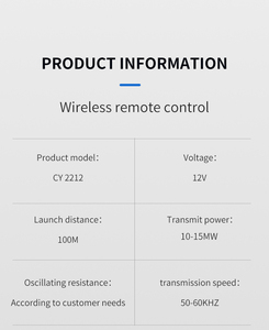 YET2212 433 wireless mhz/315mhz codice di apprendimento telecomando per allarme telecomando universale duplicatore telecomando - Product Image 6