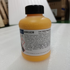 Tinta de pigmento amarillo de primera categoría 1039 para impresoras de codificación de inyección de tinta continua Linx - Product Image 1