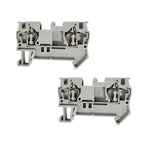 WBO WD5 Brass &amp; Nylon Din Rail <strong>Spring</strong> <strong>Terminal</strong> <strong>Block</strong> Power Distribution 28 12 ST2.5 AWG Plastic <strong>Terminal</strong> <strong>Block</strong> - Product Image 1