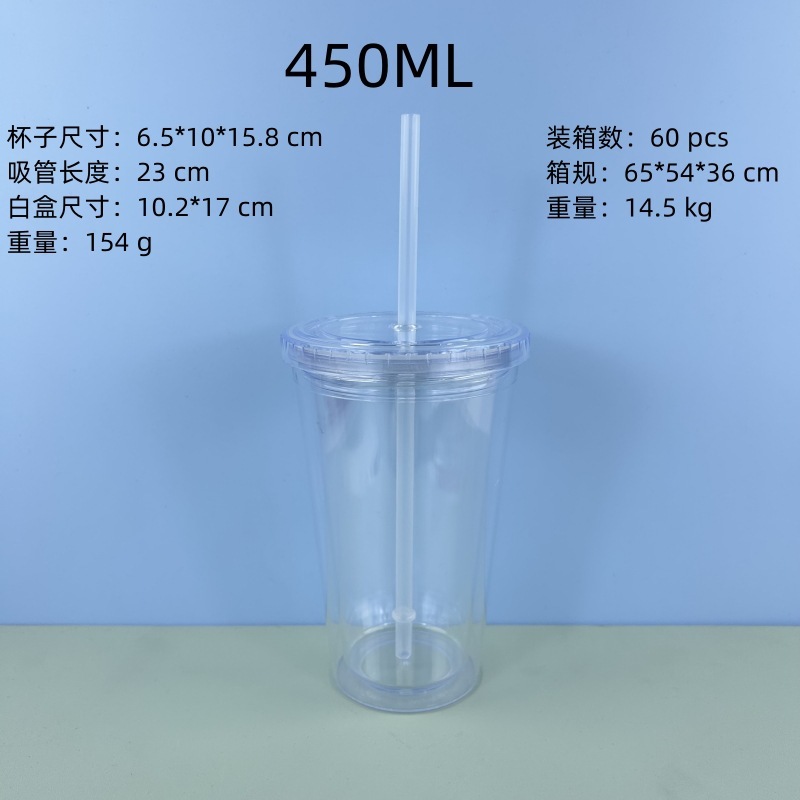 450ML Clear Flat Cap