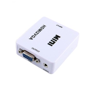 ODM OEM-Eingang HDMI-Ausgang VGA HDMI zu VGA Konverter Adapter HDCP 1.2L/R Audio 1080p HDMI zu VGA Konverter