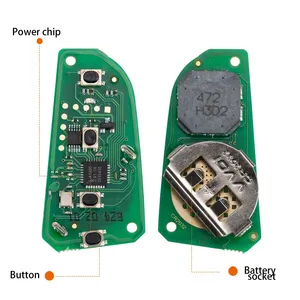 Xhorse กุญแจ XSDFX2EN อัจฉริยะอเนกประสงค์มีดขนาดเล็กแบบมี4ปุ่ม XS กุญแจรีโมทรถยนต์สำหรับ VDI MINI Key TOOL รุ่นภาษาอังกฤษ - Product Image 3