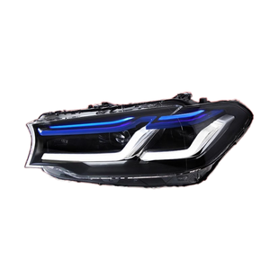 BMW 5 serisi için G38 modifikasyon ön düşük işın yeni G30 mavi Thunder Edition LED farlar 6000k renk Fit modeli M3 - Product Image 2