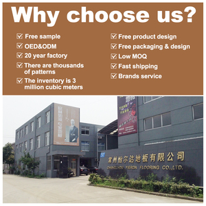 Phong cách hiện đại 10 mét HDF không thấm nước Laminate sàn bấm vào cài đặt AC3 mặc mịn Matte kết thúc rộng ván dễ dàng sạch sống - Product Image 3