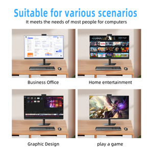 Factory Supply Touch Screen 27 Inch AIO PC Monoblock Core I3 I5 I7 Gaming Desktop <strong>Computer</strong> 16G RAM 256G SSD All in One PC - Product Image 4