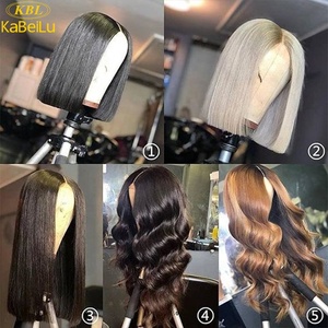 KBL Tóc Giả Ren Phía Trước Tóc Thật, Tóc Giả Buộc Trước Tóc Bob Tóc Thật, Tóc Giả Thẳng Xoăn Tóc Giả Buộc Trước Nhà Cung Cấp - Product Image 4