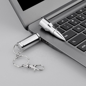 YONANSON新奇金属子弹模型USB闪存驱动器带钥匙链定制Pendrive礼品 - Product Image 4