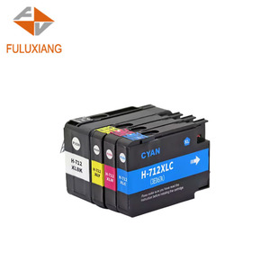 FULUXIANG uyumlu 712 XL 712XL 3ED71A 3edHP için kartuş renkli mürekkep püskürtmeli mürekkep DesignJet T210 tt250 T650 yazıcı - Product Image 1