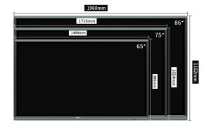 Lavagna interattiva elettronica intelligente a infrarossi Touch Screen a doppio sistema opzionale 65/75/86/100/110 pollici lavagna interattiva - Product Image 3