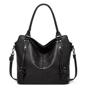 Yüksek kalite bayanlar büyük çanta ve Tote çanta seti Vintage kadınlar yumuşak Pu deri omuz çantaları moda <span class=keywords><strong>Hobo</strong></span> çanta cüzdan seti