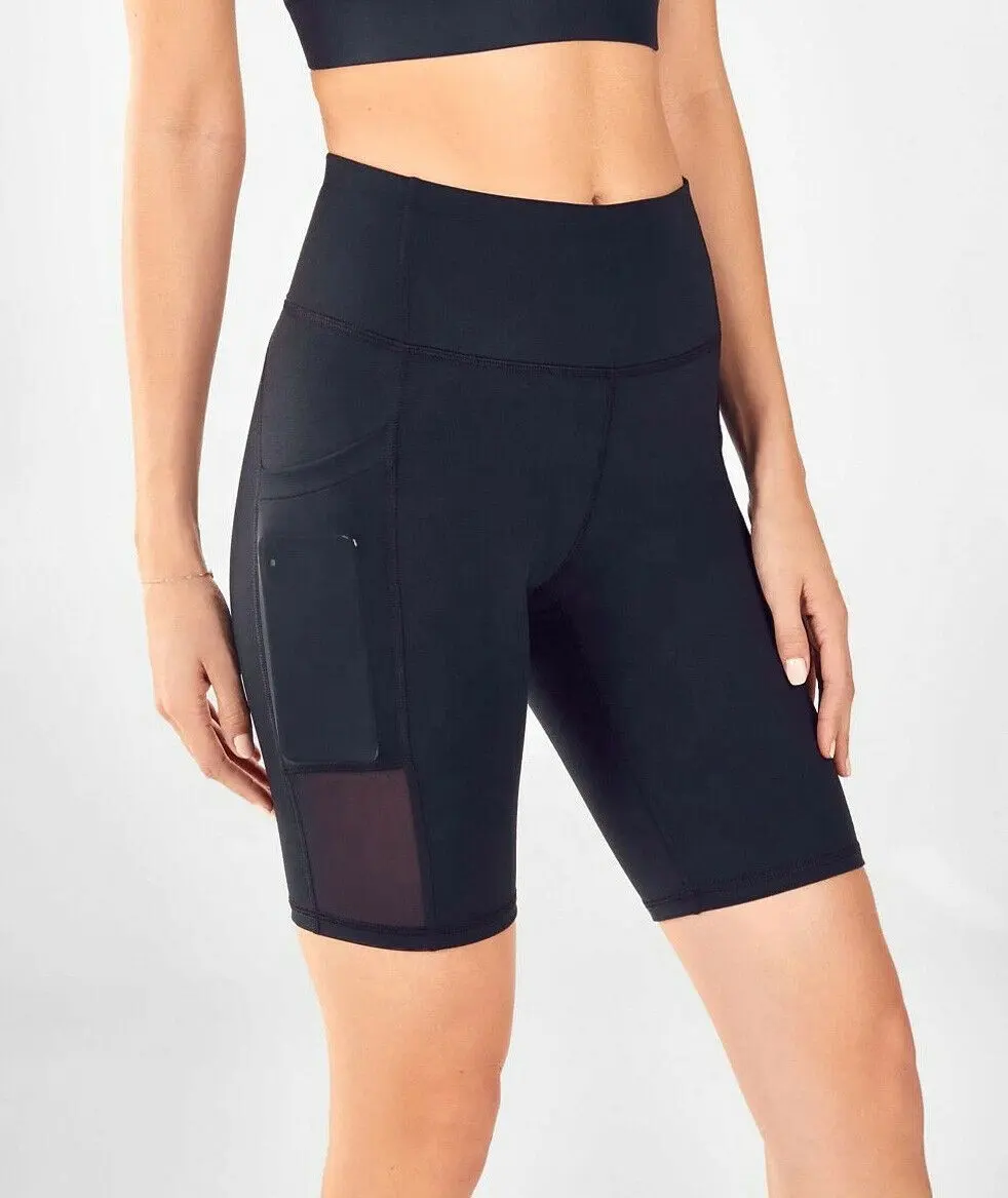 Mallas cortas de compresión para mujer, pantalones deportivos de Yoga para correr