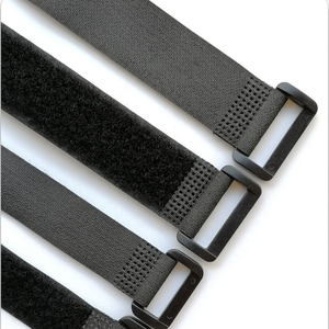 Stick Strong Self-Gripping Fastening Tape Cable Ties Adesivo Duplo Lado Ajustável Gancho e <span class=keywords><strong>Loop</strong></span> Strap Com Fivela